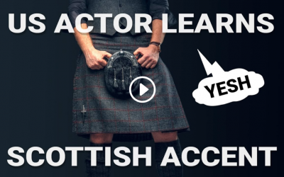US Actor Learns Scottish Accent